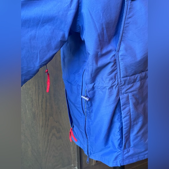 Black Ice vintage Blue Hooded Men's pullover Jacket - Picture 7 of 8